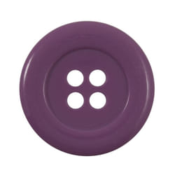 Round Plastic Buttons  Magneta - each