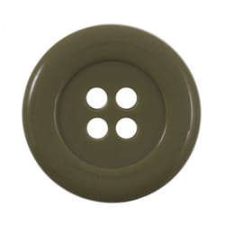 Round Plastic Buttons  Leaf Green - each