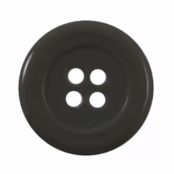 Round Plastic Buttons Olive Green - each