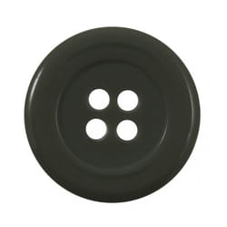 Round Plastic Buttons  Olive Green - each