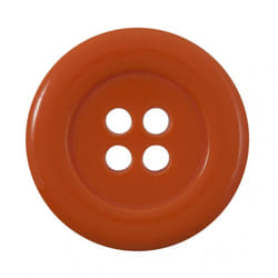 Round Plastic Buttons  Orange - each