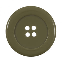 Round Plastic Buttons  Leaf Green - each