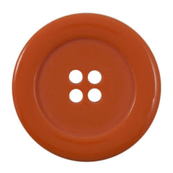 Round Plastic Buttons  Orange - each