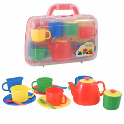 Peterkin Tea Set in Carry Case - Red