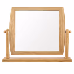 Premier Brands of America Wooden Frame Swivel Mirror, color Natural, size H27 x D7 x W33 - Additional view 2