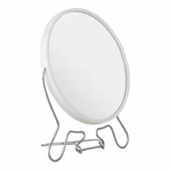 Premier Brands of America Mison White Metal Large Shaving Mirror, color White, size H22 x D10 x W18 - Additional view 2