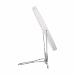 Premier Brands of America Mison White Metal Large Shaving Mirror, color White, size H22 x D10 x W18 - Additional view 3