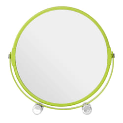 Premier Brands of America Mison Lime Green Shaving Mirror With Feet, color Green, size H19 x D4 x W18