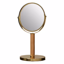 Premier Brands of America Cassini Gold Finish Dual Sided Table Mirror, color Gold, size H33 x D17 x W15 - Additional view 2