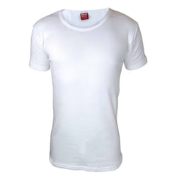 Heat Holders - Mens Cotton Thermal Underwear Short Sleeve T Shirt Vest - Large, White