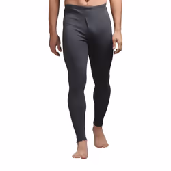 Heat Holders - Mens Cotton Thermal Underwear Bottoms Long Johns - 2XL, Charcoal