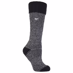 Heat Holders - LadiesThermal Boot Socks in 4 colours 4-8 UK 37-42 eur - 4-8 UK, Black