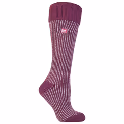 Heat Holders - LadiesThermal Boot Socks in 4 colours 4-8 UK 37-42 eur - 4-8 UK, Pink