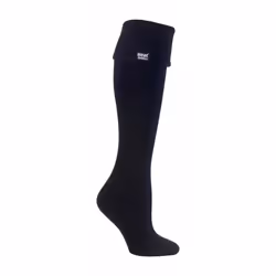 Heat Holders - Ladies Thermal Wellington Boot Socks in 7 colours - 4-8 UK, Black
