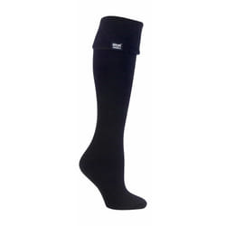 Heat Holders - Ladies Thermal Wellington Boot Socks in 7 colours - 4-8 UK, Black