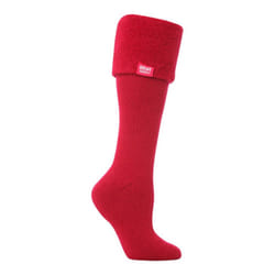 Heat Holders - Ladies Thermal Wellington Boot Socks in 7 colours - 4-8 UK, Red