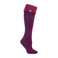 Heat Holders - Ladies Thermal Wellington Boot Socks in 7 colours - 4-8 UK, Deep Fuchsia
