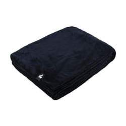 Extra Soft Warm 1.7 TOG  Luxury Thermal Fleece Blanket - 180 x 200 cm - 180 x 200 cm, Black