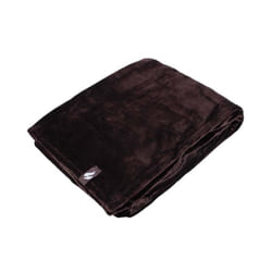 Extra Soft Warm 1.7 TOG  Luxury Thermal Fleece Blanket - 180 x 200 cm - 180 x 200 cm, Chocolate