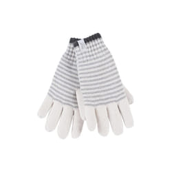 ) Heat Holders - Ladies Knit Winter Warm Fleece Lined Thermal Gloves - S-M, Cream (Oslo