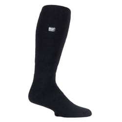 HEAT HOLDERS LITE - Mens Knee High Thin Thermal Socks for Wellington Boots - Black