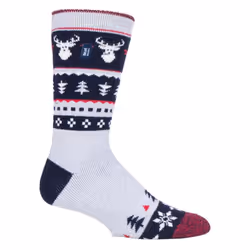 HEAT HOLDERS LITE - Mens & Ladies Novelty Thermal Christmas Socks - 6-11 UK, Stag