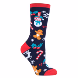 HEAT HOLDERS LITE - Mens & Ladies Novelty Thermal Christmas Socks - 4-7 UK, Festive Fun