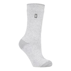 HEAT HOLDERS - Ladies 2.3 TOG Luxury Thick Thermal Socks for Winter - 4-8 UK, Primrose Grey
