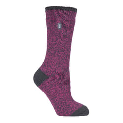 HEAT HOLDERS - Ladies 2.3 TOG Luxury Thick Thermal Socks for Winter - 4-8 UK, Primrose Raspberry