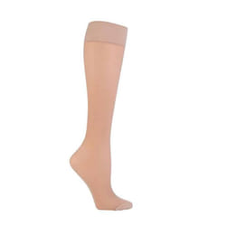 IOMI - Ladies 18 mmHg Graduated Compression Flight Socks for DVT - 4-7 UK, Beige