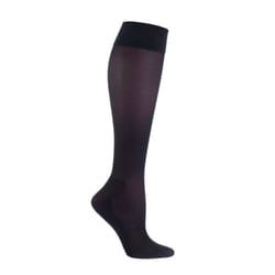 IOMI - Ladies 18 mmHg Graduated Compression Flight Socks for DVT - 4-7 UK, Black