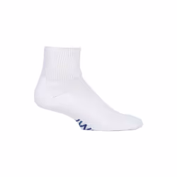 3 Pairs Cotton Cushioned Diabetic Socks for Swollen Feet and Legs - 12-14 UK, White
