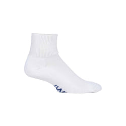 3 Pairs Cotton Cushioned Diabetic Socks for Swollen Feet and Legs - 12-14 UK, White