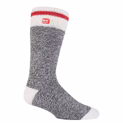 Mens Original GENUINE Thermal Heat Holders Socks 6-11 uk - 39-45 eur - 6-11 UK, Grey Block Twist