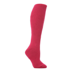 Ladies Extra Long Thermal Socks in Cerise and Wine 4-8 UK, 37-42 eur - 4-8 UK, Raspberry