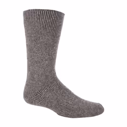 Heat Holders - Mens Thick Heavy 2.7 TOG Short Thermal Wool Rich Socks - 6-11 UK, Stone