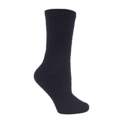 Heat Holders - Ladies  Winter Warm 2.7 TOG Short Cosy Wool Rich Socks - 4-8 UK, Black