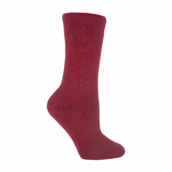 Heat Holders - Ladies Winter Warm 2.7 TOG Short Cosy Wool Rich Socks - 4-8 UK, Cherry