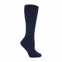 Ladies Extra Long Thick  2.7 TOG Coloured Knee High Wool Socks - 4-8 UK, Indigo