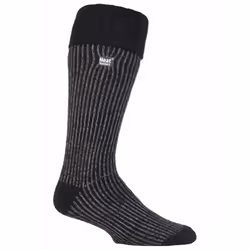 Heat Holders - Mens Thermal Boot Socks in 3 colours 6-11 UK 39-45 eur - 6-11 UK, Black