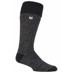 Heat Holders - Mens Thermal Boot Socks in 3 colours 6-11 UK 39-45 eur - 6-11 UK, Black