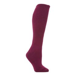 Ladies Extra Long Thermal Socks in Cerise and Wine 4-8 UK, 37-42 eur - 4-8 UK, Deep Fuchsia