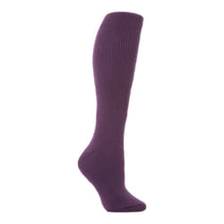 Ladies Extra Long Thermal Socks in Cerise and Wine 4-8 UK, 37-42 eur - 4-8 UK, Purple