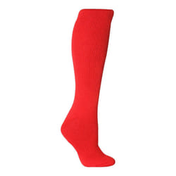 Ladies Extra Long Thermal Socks in Cerise and Wine 4-8 UK, 37-42 eur - 4-8 UK, Red