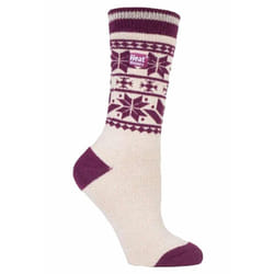 Heat Holders Lite - Ladies Winter Thermal Socks in 5 colours, 4-8 UK - 4-8 UK, Whitebirk