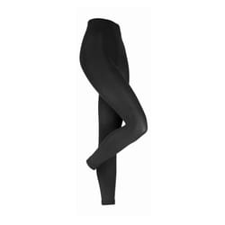 Heat Holders - Ladies Thick Winter Coloured Thermal Leggings - Medium, Black
