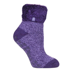 HEAT HOLDERS - Womens Thermal Slipper Bed Socks with Non Slip Grips - 4-8 UK, HHL17