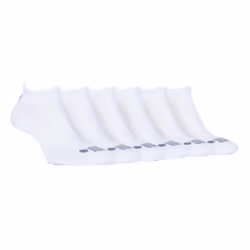 JEEP - 6 Pairs Mens Cotton Cushioned Sport Ankle Outdoor Socks - 6-11, White