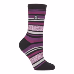 ) Heat Holders Lite - Ladies Lightweight Casual Winter Thermal Socks - Black (Antalya