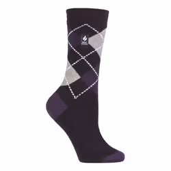 ) Heat Holders Lite - Ladies Lightweight Casual Winter Thermal Socks - Black(Cali
